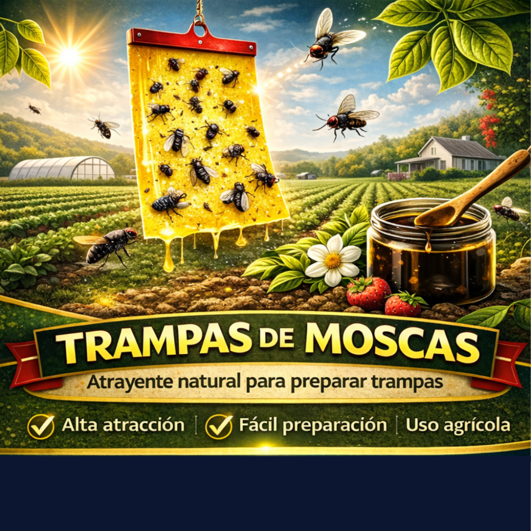 Etiqueta Simple de Melaza para Trampas y Moscas